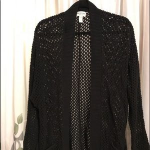 Black Arizona cardigan sweater
